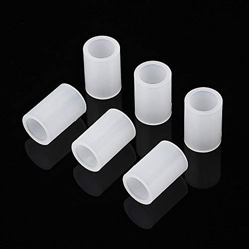 TuToy 100Pcs M5 White Nylon Abs Non-Threaded Spacer Round Hollow Standoff For Computer Pc Board Screw Bolt - 10Mm TuToy 100Pcs M5 White Nylon Abs Non-Threaded Spacer Round Hollow Standoff For Computer Pc Board Screw Bolt - 10Mm von TuToy