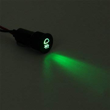 TuToy 12 8-Mm-Led-Armaturenbrett-Warnleuchte Mit Linie Und Symbol Für Auto-Boot Nr. 1 von TuToy