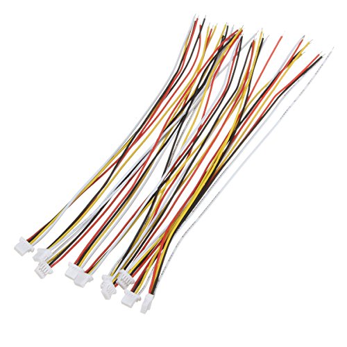 TuToy 20Pcs Mini Micro Jst 1.0Mm Sh 4-Pin Stecker Mit Kabel 300Mm von TuToy