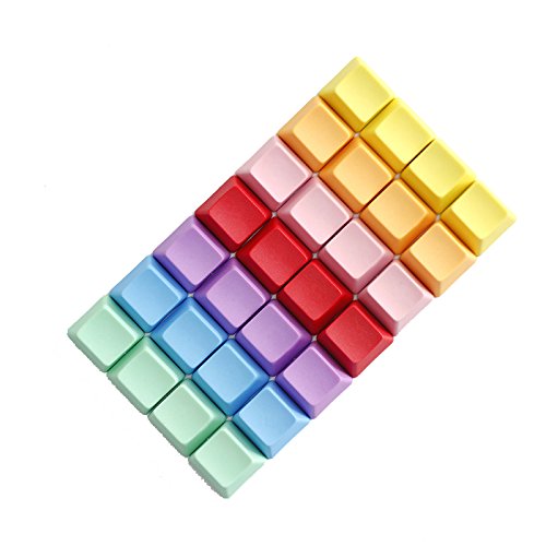 TuToy 4 Stücke A Set Blank R1 R2 R3 R4 Mehrere Farbe Pbt Thick OEM Profil Tastenkappen Für Mechanische Tastatur - Hellrosa von TuToy