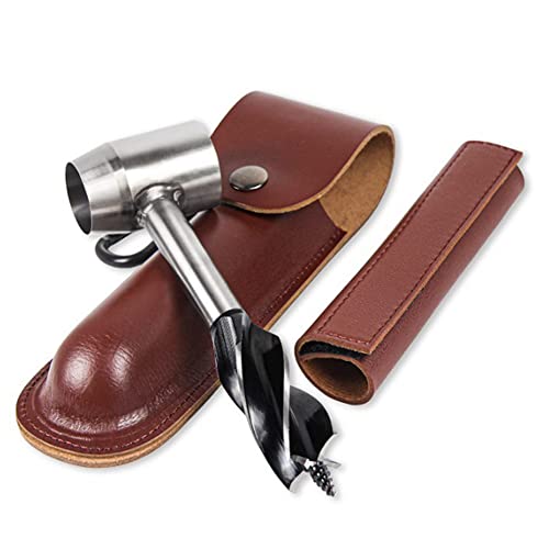 Tutoy Holzbearbeitung Handbohrer Outdoor Multifunktionale Survival Bohrer Hand Spiralbohrer Unterstützung Roller Bohrer Manuelle Holzbohren und Stanzwerkzeug von TuToy