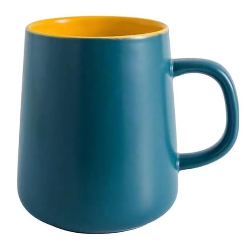 Groß Tasse,Keramik Kaffeetasse,Groß Kaffeebecher 400ml Becher Porzellan,Classic Kaffeetasse Becher mit Griff,Tee Becher Tasse Porzellan Cappuccinotasse XXL Tasse von TuYines