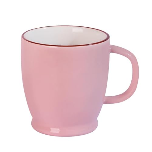 Groß Tasse 500ml,Kaffeetasse Groß,Kaffeebecher Keramik Teetasse,Groß Müslischalen mit Henkel Tee Becher Tasse Porzellan Groß Tasse von TuYines