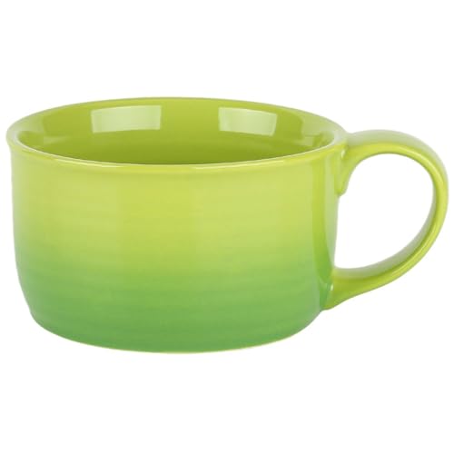 Kaffeetasse Groß,Ramen Schüssel,Groß Tasse 700 ml,Steingut Tasse,XXL Tasse,Groß Müslischalen mit Henkel,Salat Schale,Groß Suppentassen,Kaffeetasse aus Porzellan von TuYines