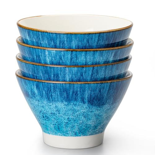 TuYines Müslischale Porzellan,Keramik Müslischale,Snackschüsseln 4er Set,Dessertschalen Keramik,Salatschüssel, Eisschale, Schale für Reis, Desserts, Nüsse, Obst TuYines Müslischale Porzellan,Keramik Müslischale,Snackschüsseln 4er Set,Dessertschalen Keramik,Salatschüssel, Eisschale, Schale für Reis, Desserts, Nüsse, Obst von TuYines