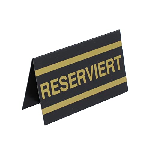 5 Stück RESERVIERT Tisch Aufsteller, Info Schild, Reserviertaufsteller, Bistro, Gastronomie, Restaurant von Tuana-Display