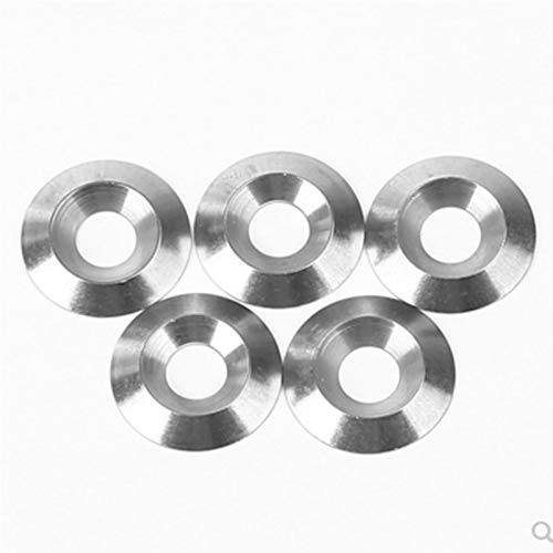 Tuanie Lnanqing-Dichtscheibe M3 M4 M5 M6 M8 M10 M10 304 Edelstahlkopf Senkkopfschraube Dichtung Waschmaschine Gelenkring Backupring, fest und langlebig (Inner Diameter : M6(20PCS)) von Tuanie