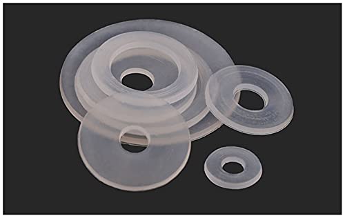 Tuanie Lnanqing-Dichtscheibe Nylon-dünne Dichtung M3 M3.5 M4 M5 M6 M8 M10 M12 M14 M18 M20 Kunststoff-Isolierscheibe, fest und langlebig (Inner Diameter : M3x8x1 100pcs) von Tuanie