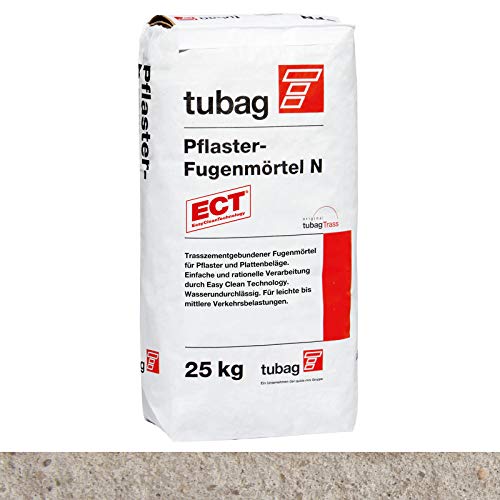 Pflasterfugenmörtel wasserundurchlässig tubag Fugenmörtel grau PFN 25 kg von Tubag