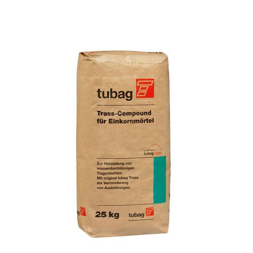 tubag TCE Trass-Compound fü Einkornmörtel 25 kg/ Sack (nur mit Basaltsplitt mischen!) von Tubag