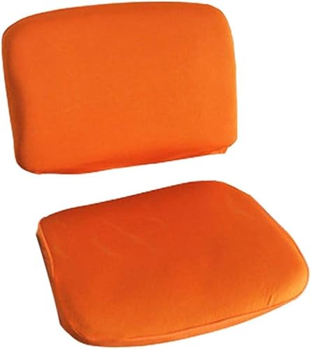 Tubayia 1 Set Geteilte Esszimmerstühle Dehnbare Stuhlhussen Schonbezüge für Küche Esszimmer Bürostuhl (Orange) von Tubayia