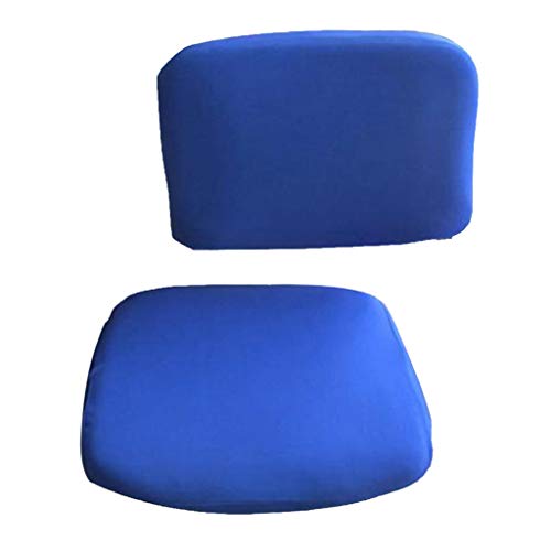 Tubayia 1 Set Geteilte Esszimmerstühle Dehnbare Stuhlhussen Schonbezüge für Küche Esszimmer Bürostuhl (Tiefes Blau) von Tubayia