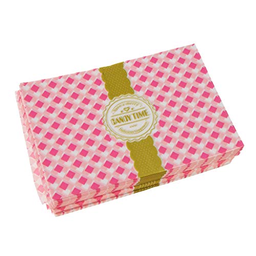 Tubayia 1000 Blatt Bonbonpapier Wachspapier Backpapier Bonbon Verpackung Papier für Taffy, Karamellen, Nougat (A) von Tubayia