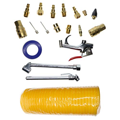 Tubayia 17pcs/Set Ausblaspistole Druckluftpistole Blaspistole Pneumatisches Werkzeug von Tubayia