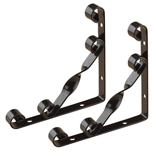 Tubayia 2 Stück Regalhalterung Regalträger Regale Wandregal Ablagen Einbaurahmen Für Mikrowellen Bücherregale von Tubayia