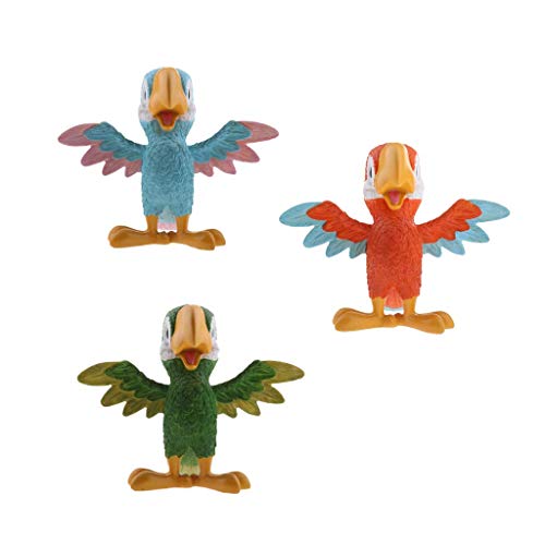 Tubayia 3 Stück Harz Cartoon Papagei Vogel Skulptur Gartenfigur für Haus Garten Rasen Ornamente Tubayia 3 Stück Harz Cartoon Papagei Vogel Skulptur Gartenfigur für Haus Garten Rasen Ornamente von Tubayia