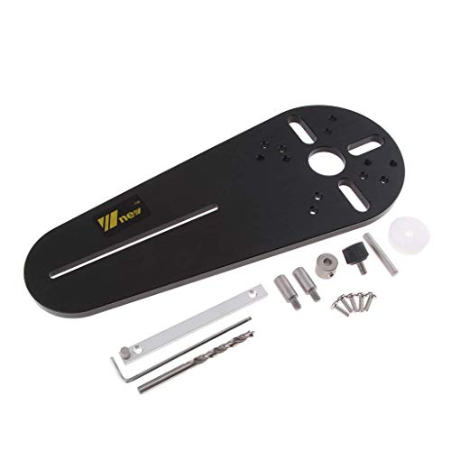 Tubayia Fräszirkel Oberfräse Fräschablone Kreisschneider Holzbearbeitung Werkzeug (C) von Tubayia