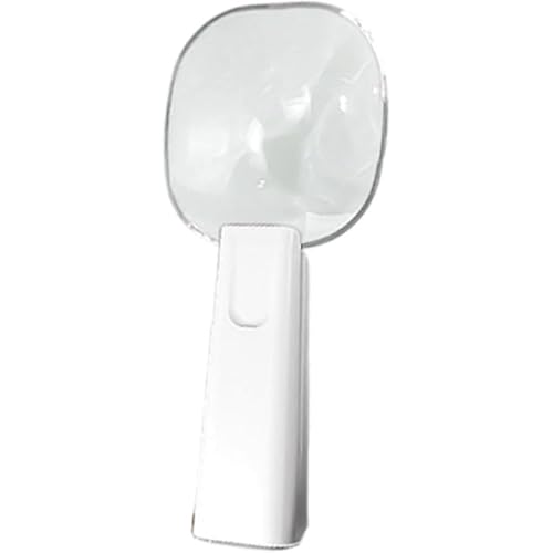 Tubayia Hundelöffel Pet Scooper Skala Kätzchen Mehrzweck -Fütterungstool Sturdy Puppy Accessoire Feeder Messung PET Messung Tasse (Weiß) von Tubayia