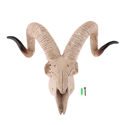 Tubayia Kreative Harz Ziege Kopf Schädel Modell Wandskulptur Wanddeko Wand Ornament Tubayia Kreative Harz Ziege Kopf Schädel Modell Wandskulptur Wanddeko Wand Ornament von Tubayia