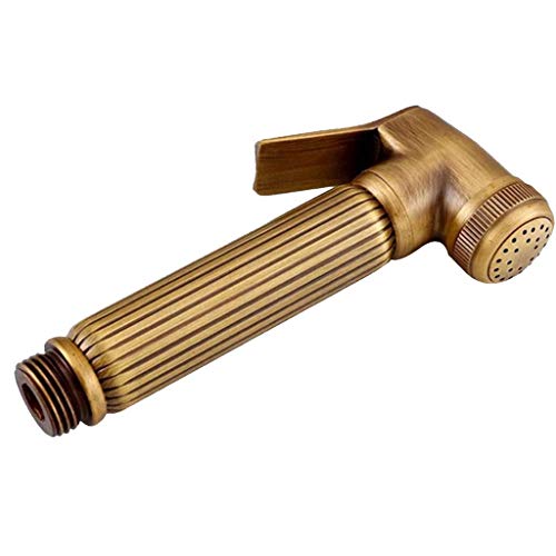 Tubayia Kupfer Bidet Sprayer Sprühkopf Duschkopf Handbrause für WC, Toilette, Badezimmer (Bronze) von Tubayia