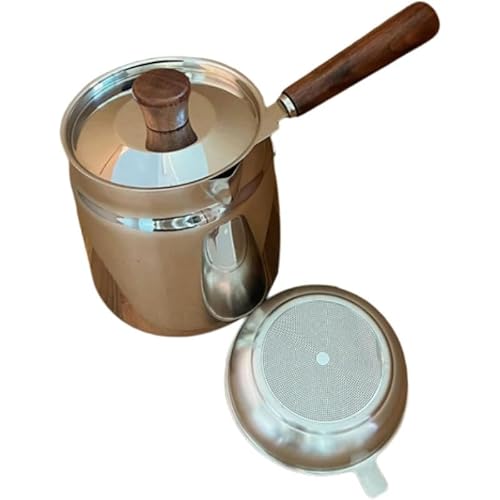 Tubayia Ölvorratsbehälter, Öltopf mit Griff, Mini-Fritteuse für die getrocknete Außenküche (Mit Filter) von Tubayia