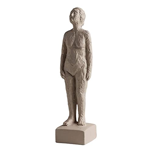 Tubayia Porträt Statue Figurine Einfache Skulptur Sammeln Ornament Nachttisch Wohnzimmer Eingang Hause Desktop Dekoration (Stehen Frauen) von Tubayia