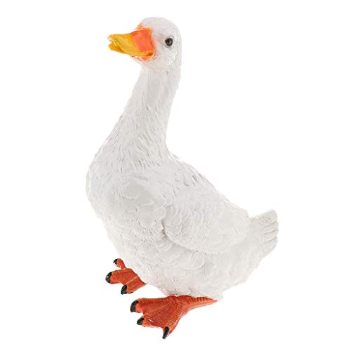 Tubayia Realistische Gans Ente Figur Statue Skulptur Tierfigur Gartenfigur Garten Dekoration (Ente) von Tubayia