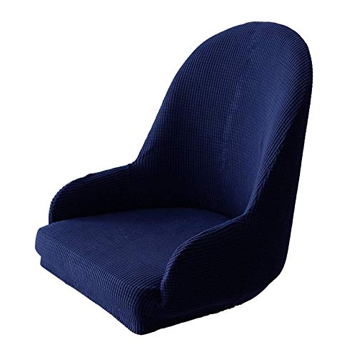 Tubayia Stretch Arm Stuhl Abdeckungen Stuhlhusse Stuhlbezug Stuhl Abdeckungen für Büro,Esszimmer,Hotel (Dunkelblau) von Tubayia