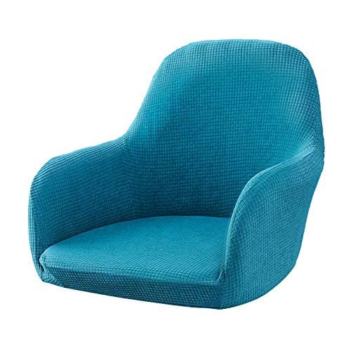 Tubayia Stretch Stuhlbezug Stuhlhusse Stuhl Abdeckung Schonbezug für Esszimmer, Büro (Dark Green) von Tubayia