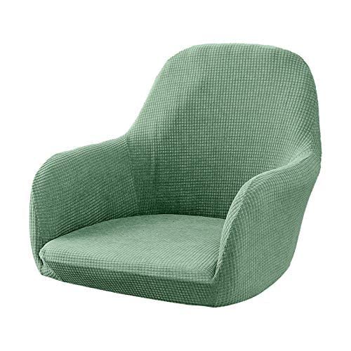 Tubayia Stretch Stuhlbezug Stuhlhusse Stuhl Abdeckung Schonbezug für Esszimmer, Büro (Green) von Tubayia