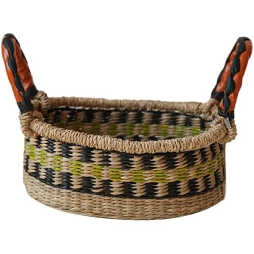 Tubayia Sundies Storage Basket Desktop Sundies Organizer, dekoratives, vielseitiges Obstguss für Arbeitsplatten, Haus, Wohnzimmerbüro von Tubayia