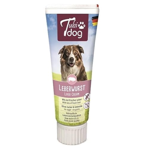 Tubidog Delikatess Leberwurst für Hunde, 75 g Tubidog Delikatess Leberwurst für Hunde, 75 g von Tubi dog