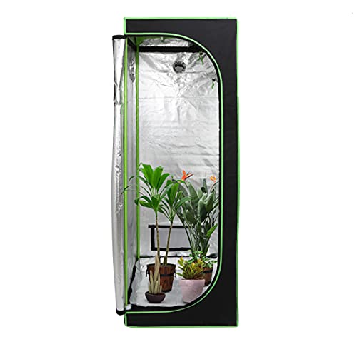 Tubiaz Growzelt, Grow Tent 60x60x180cm, 600D Oxford Lichtdicht und Wasserdicht Growschrank, Luftig Gewächshaus Growroom mit Beobachtungsfenster für Homegrowing Tubiaz Growzelt, Grow Tent 60x60x180cm, 600D Oxford Lichtdicht und Wasserdicht Growschrank, Luftig Gewächshaus Growroom mit Beobachtungsfenster für Homegrowing von Tubiaz