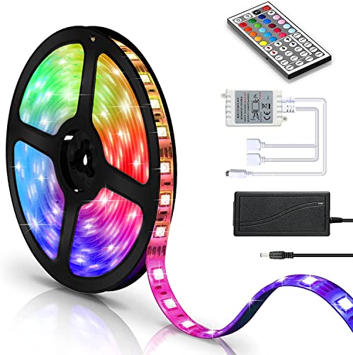 Tubiaz LED Streifen LED Strip 2M 30 LED RGB 5050 Dimmbar mit 44 Tasten Fernbedienung und Netztei 20 voreingestellte Farben 6 dynamische Beleuchtungsmodi Doppelseitiges Kupfersubstrat Tubiaz LED Streifen LED Strip 2M 30 LED RGB 5050 Dimmbar mit 44 Tasten Fernbedienung und Netztei 20 voreingestellte Farben 6 dynamische Beleuchtungsmodi Doppelseitiges Kupfersubstrat von Tubiaz