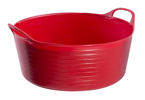 Tubtrug Wanne, biegsam, 15 l, klein, flach, Rot, SP15R von Tubtrugs