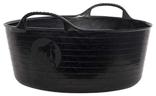 Tubtrugs SP15GBK Small Shallow Black 15L, Schwarz von Tubtrugs