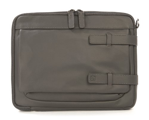 Tucano Tema Shoulder Bag, Handtasche für iPad mini, Tablets bis 8 Zoll, grau von Tucano