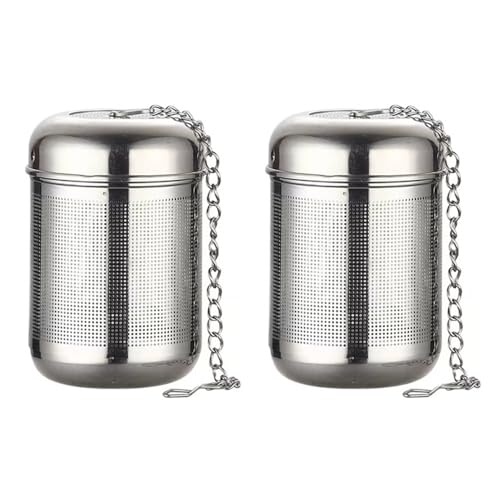 Tucireat Teesieb Für Losen Tee - Edelstahl Tee Infuser Teesieb - Für Teekannen, Tassen, Teeflaschen - Silber - Kugelform Tucireat Teesieb Für Losen Tee - Edelstahl Tee Infuser Teesieb - Für Teekannen, Tassen, Teeflaschen - Silber - Kugelform von Tucireat