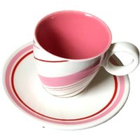 Starbucks Demitasse Nette Kaffeetassen-Set Mit 4 Streifen Mokkatassen Und Untertassen von TucsonTiques