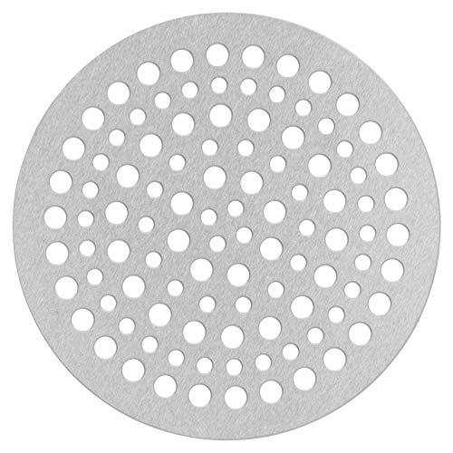 Abflusssieb Dusche Edelstahl, Rundes Abfluss haarfänger Löcher Waschbecken Sieb Drain Protector Abfluss-Sieb Sink Strainer Abflusssieb Dusche Haare für Küche, Badezimmer Dusche Spülbecken (68mm) von Tudaheuiy