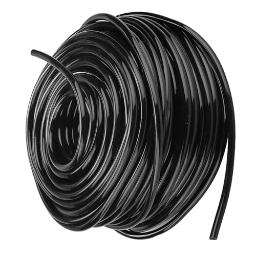 Bewässerungsschlauch, Mikro-Bewässerungsschlauch, Innendurchmesser 4 mm/Außendurchmesser 6 mm Micro Drip, Tropfbewässerungsleitung für Tropfbewässerungsteile und Tropfsysteme (50m) von Tudaheuiy