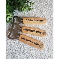 Flaschenöffner Mit Spruch, Geschenk Zum Geburtstag/Vatertag/Ostern/Weihnachten von TueddelkramVonHerzen