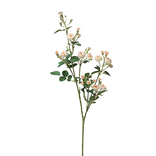 Tuelaly, Künstliche Pflanze, realistische künstliche Blume, exquisite Kunstseide, moderner Stil, dekorative künstliche Rose für Zuhause, Champagner von Tuelaly