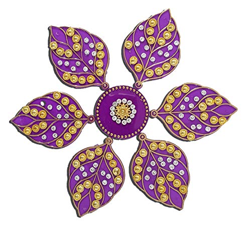 Weihnachtsdeko Acryl Rangoli Wiederverwendbar für Boden & Wand Dekoration für Diwali Puja Funktionen, Geschenk für Zuhause von Tuelip