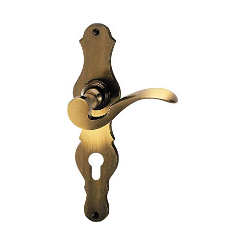 Türdrücker Türklinke Drückergarnitur Modell Löffel Messing brüniert Profilzylinder Türdrücker Türklinke Drückergarnitur Modell Löffel Messing brüniert Profilzylinder von Türdrücker