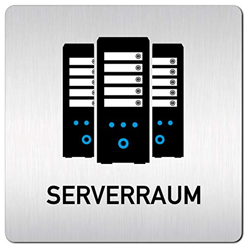 Türschilder24 XXL Schild - Türschild (B) • 125 x 125 x 1,5 mm • Serverraum - IT - EDV 004 • Aluminium Vollmaterial • 100% Made in Germany Türschilder24 XXL Schild - Türschild (B) • 125 x 125 x 1,5 mm • Serverraum - IT - EDV 004 • Aluminium Vollmaterial • 100% Made in Germany von Türschilder24