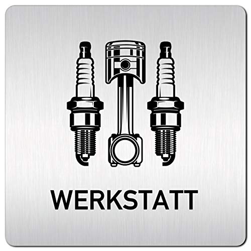 Türschilder24 XXL Schild - Türschild (B) • 125 x 125 x 1,5 mm • Werkstatt - KFZ Fahrzeugtechnik 001 • Aluminium Vollmaterial • 100% Made in Germany Türschilder24 XXL Schild - Türschild (B) • 125 x 125 x 1,5 mm • Werkstatt - KFZ Fahrzeugtechnik 001 • Aluminium Vollmaterial • 100% Made in Germany von Türschilder24