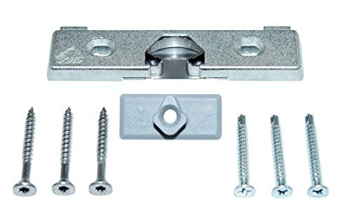 Roto Türschnäpper Balkontürschnäpper B3 Roto NT 435 143 aus Metall incl. Auflaufstück & SN Montagematerial von Türschnäpper
