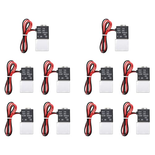 Tuesoa 10 StüCk 1/4 NPT 2 Weg MöGlichkeiten Normaler Geschlossenes Ventil 12 V Pneumatische Aluminium Elektrische Magnet Luft Ventil Tuesoa 10 StüCk 1/4 NPT 2 Weg MöGlichkeiten Normaler Geschlossenes Ventil 12 V Pneumatische Aluminium Elektrische Magnet Luft Ventil von Tuesoa