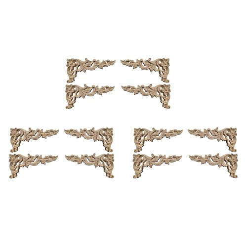 Tuesoa 12 Teile Geschnitzte Ecke Onlay Applique Unlackiert Rahmen Schrank Schrank Aufkleber für Haus Wohnmöbel Dekoration B Tuesoa 12 Teile Geschnitzte Ecke Onlay Applique Unlackiert Rahmen Schrank Schrank Aufkleber für Haus Wohnmöbel Dekoration B von Tuesoa